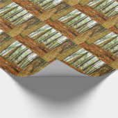 Hirsche in den Nebelkiefern Geschenkpapier (Ecke)