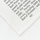 Hirsche in der Rauchjacke Fleecedecke (Ecke)