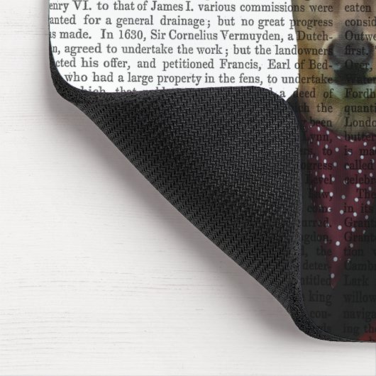 Hirsche in der Rauchjacke Mousepad (Ecke)