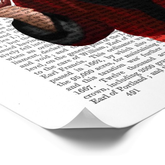 Hirsche in der Rauchjacke Poster (Ecke)