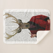 Hirsche in der Rauchjacke Sherpadecke (Vorderseite (Horizontal))