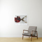 Hirsche in der Rauchjacke Wandteppich (Beispiel (Horizontal))