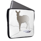 Hirsche in der Silhouette Laptopschutzhülle (Vorne Rechts)