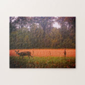 Hirsche in einem Feld Puzzle (Horizontal)