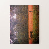 Hirsche in einem Feld Puzzle (Vertikal)