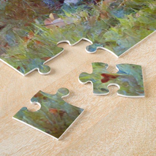 Hirsche in einem Puzzle über Tierarten (Seite)