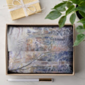 Hirsche in einem Schneewald (Wintersaison) Seidenpapier (Geschenk)