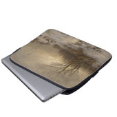 Hirsche in einer Winterlandschaft - Désiré Thomass Laptopschutzhülle (Vorne Knopf)