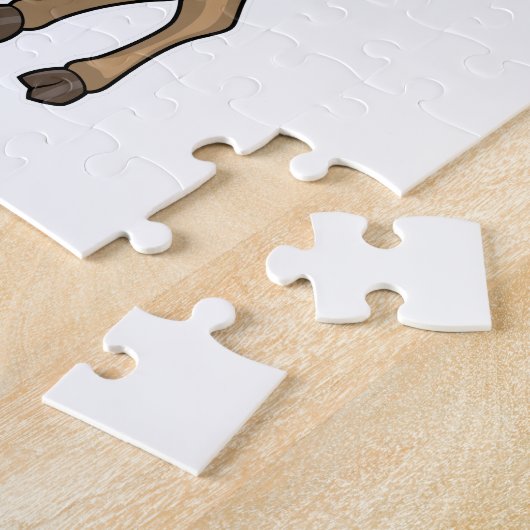 Hirsche in Fitness mit Handtuch Puzzle (Seite)