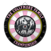 Hirsche in Forest Bullseye Art Dartscheibe (vorne)