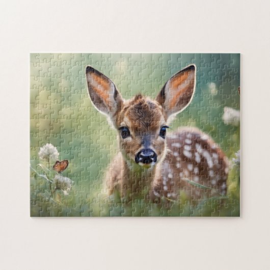 Hirsche in freier Wildbahn Puzzle (Horizontal)
