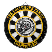 Hirsche in Friedlicher Waldkunst Dartscheibe (vorne)