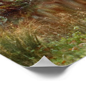 Hirsche in Herbstfarben Poster (Ecke)