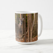 Hirsche in Holz Kaffeetasse (VorderseiteRechts)