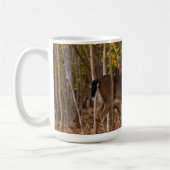 Hirsche in Holz Kaffeetasse (Links)