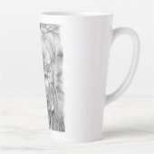 Hirsche in Holz Latte Tasse (Rechts)