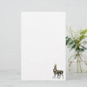 Hirsche in Liebe Briefpapier (Stehend Vorderseite)