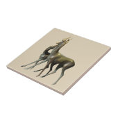 Hirsche in Liebe Fliese (Seite)