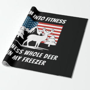 Hirsche in meinem Gefrierschrank - Hirschjagd Geschenkpapier