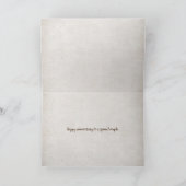 Hirsche in Wäldern mit Liebe Karte (Innenseite)