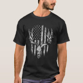 Hirsche Jagd Grapisches T-Shirt Hirschantler Jagd (Vorderseite)