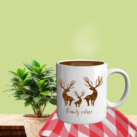 Hirsche Kaffeetasse