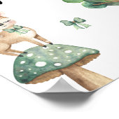 Hirsche - Karten und Geschenke Babydusche Poster (Ecke)