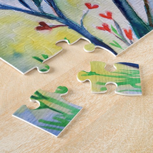 Hirsche Liebe 8" x 10" Foto Puzzle mit Geschenkbox (Seite)