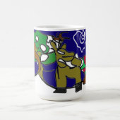 Hirsche Liebe Winter Kaffeetasse (Mittel)