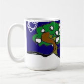 Hirsche Liebe Winter Kaffeetasse (Links)