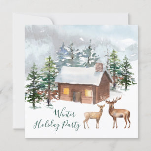 Hirsche, Login Weihnachten Party Flachbildschirm Karte