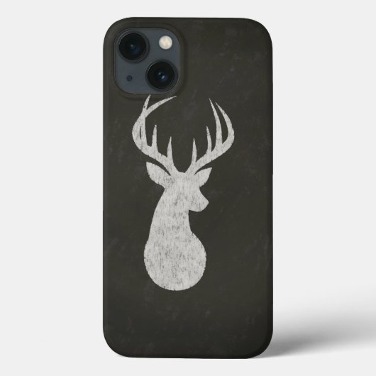 Hirsche mit Antler Chalk Zeichnend Case-Mate iPhone Hülle (Rückseite)