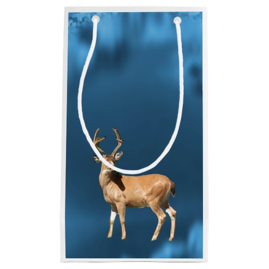 Hirsche mit Antlern Geschenktasche Kleine Geschenktüte (Vorderseite)