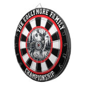 Hirsche mit Antlern im Bullseye Dartscheibe (Vorderseite rechts)