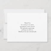 Hirsche mit Antlern im Schattenwald Dankeskarte (Rückseite)