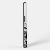 Hirsche mit Big Rack Out Forest Monogram iPhone Hülle (Rechte Seite)