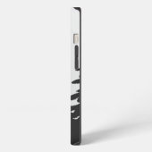 Hirsche mit Big Rack Out Forest Monogram iPhone Hülle (Linke Seite)