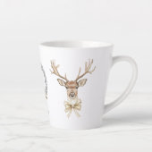 Hirsche mit Bow Christmas Milchtasse (Rechts)