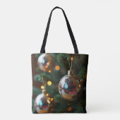 Hirsche mit Bug und Ziergegenständen Tasche (Rückseite)