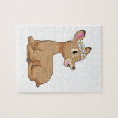 Hirsche mit Daisy-Blume Puzzle (Horizontal)