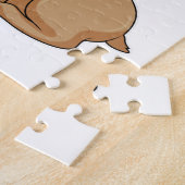 Hirsche mit Daisy-Blume Puzzle (Seite)