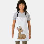 Hirsche mit Daisy-Blume Schürze (Insitu)