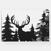 Hirsche mit großem Rack aus dem Waldgedächtnis Gästebuch (Rückseite)
