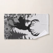 Hirsche mit großer Waldbrasse Badhandtuch Set (Handtuch)
