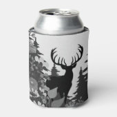 Hirsche mit großer Waldbrasse Dosenkühler (Kanne Vorderseite)
