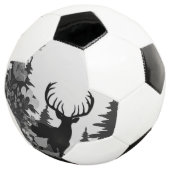Hirsche mit großer Waldbrasse Fußball (Dreiviertel)