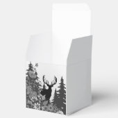 Hirsche mit großer Waldbrasse Geschenkschachtel (Geöffnet)