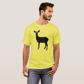 Hirsche mit Scheinwerfern - T-Shirt (Vorne ganz)