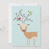 Hirsche mit Vögeln (Rückseite)