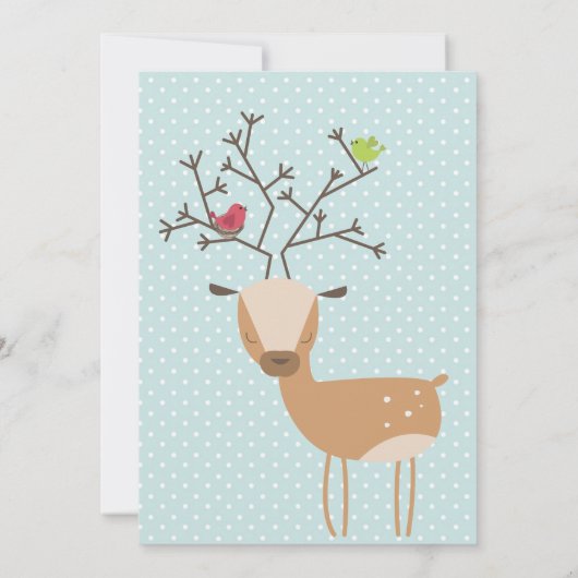 Hirsche mit Vögeln (Rückseite)